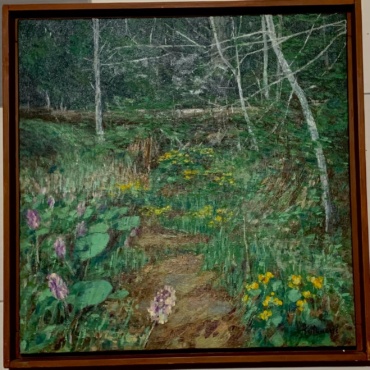 Forest and a Fallen Trunk