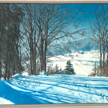 Kupres Winter on Kukavičje Jezero